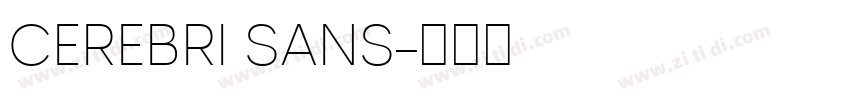CEREBRI SANS字体转换